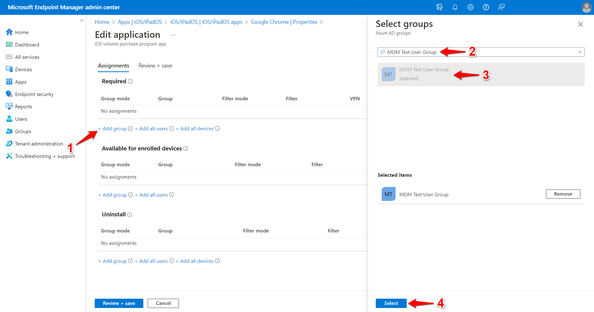 iOS/iPadOS: Intune - Creating a Per-App VPN Profile with Certificate ...
