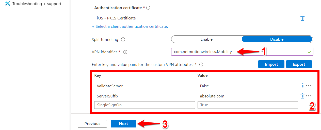 iOS/iPadOS: Intune - Creating a User Initiated VPN Profile with ...