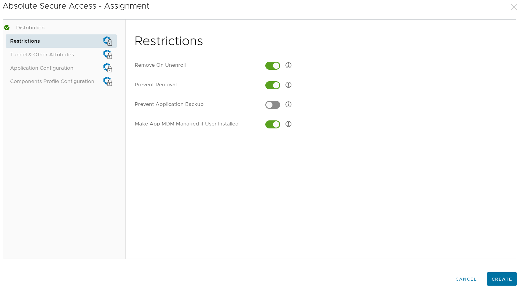 iOS/iPadOS: Workspace ONE - Deploying Absolute Secure Access