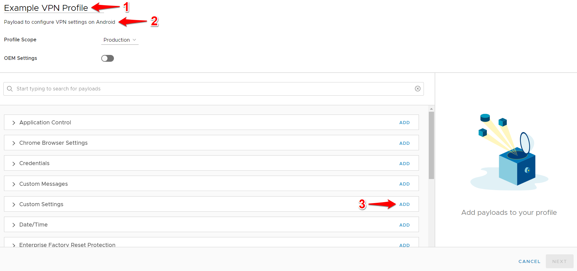 Android: Workspace ONE - Creating an Always-On Per-App VPN Profile with ...