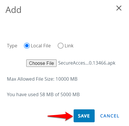 Android: Workspace ONE - Deploying Absolute Secure Access