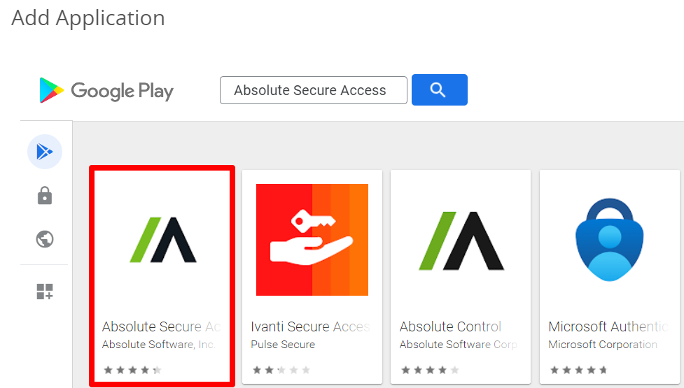 Android: Workspace ONE - Deploying Absolute Secure Access