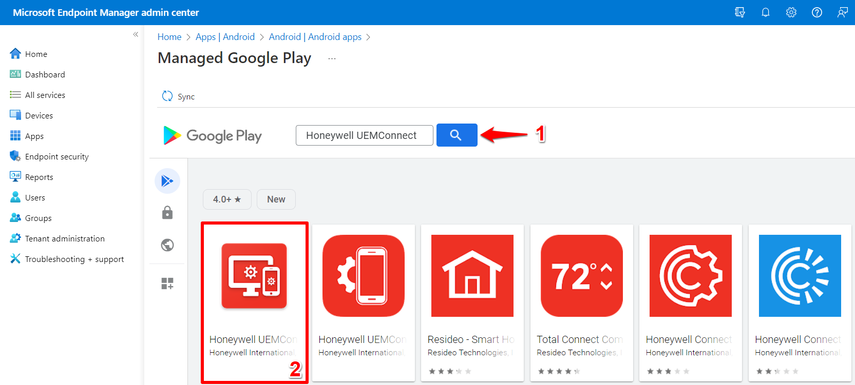 Intune: Android - Using Honeywell UEMConnect to Set Draw Over Other ...