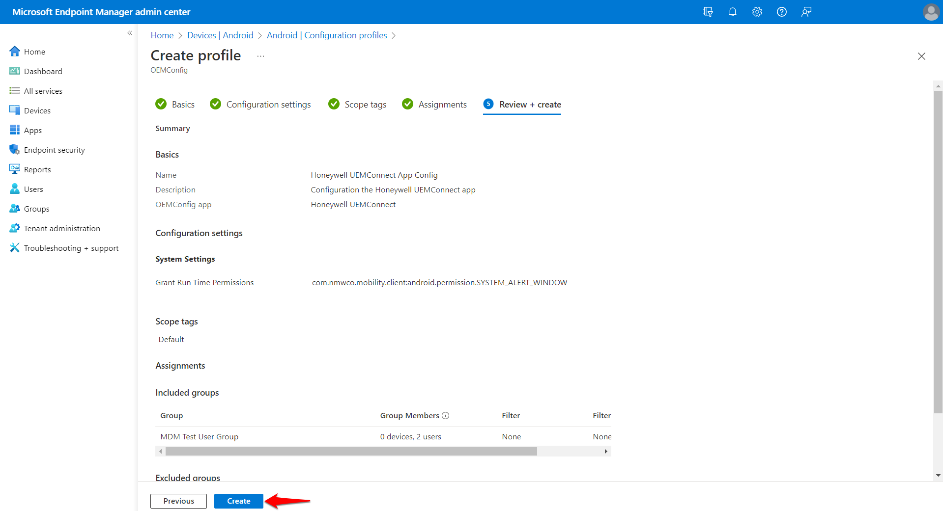 Intune: Android - Using Honeywell UEMConnect to Set Draw Over Other ...