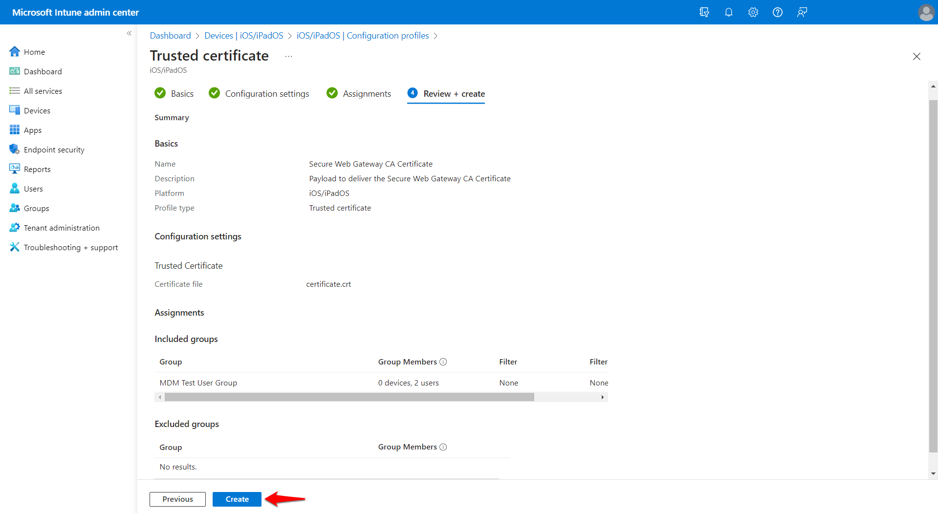 iOS/iPadOS: Intune - Preparing a Supervised iOS Device for Use with ...