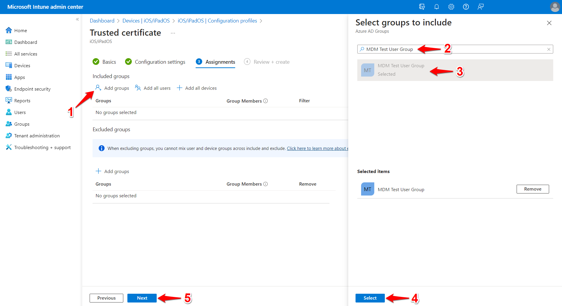 iOS/iPadOS: Intune - Preparing a Supervised iOS Device for Use with ...