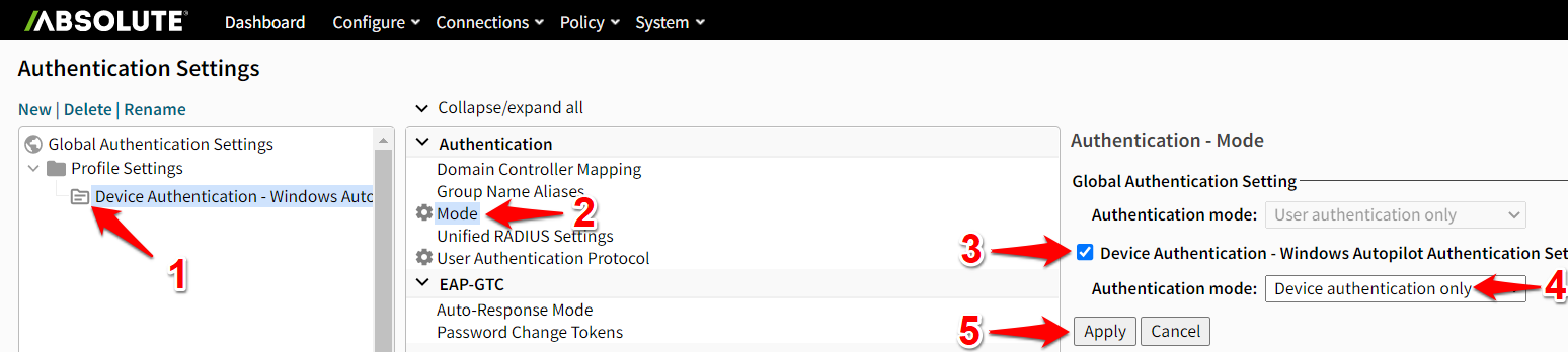 Windows: Intune - Configuring Absolute Secure Access for use with ...