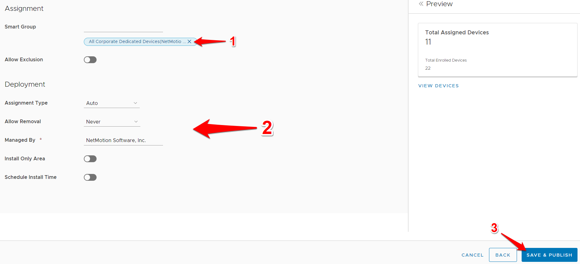 Android: Workspace ONE - Setting Permissions for Absolute Secure Access