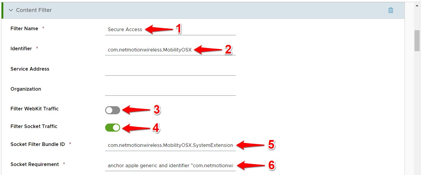 macOS: Workspace ONE - Configuring Supporting Profiles for the Secure ...