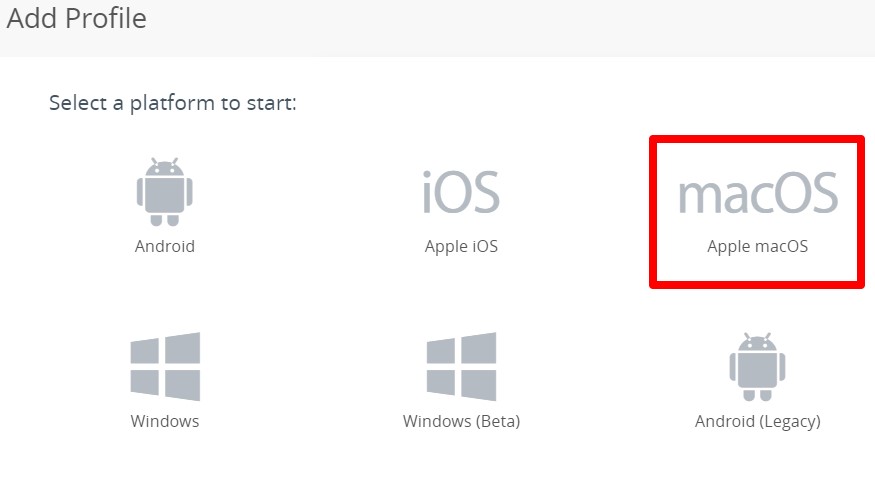 macOS: Workspace ONE - Configuring Supporting Profiles for the Secure ...