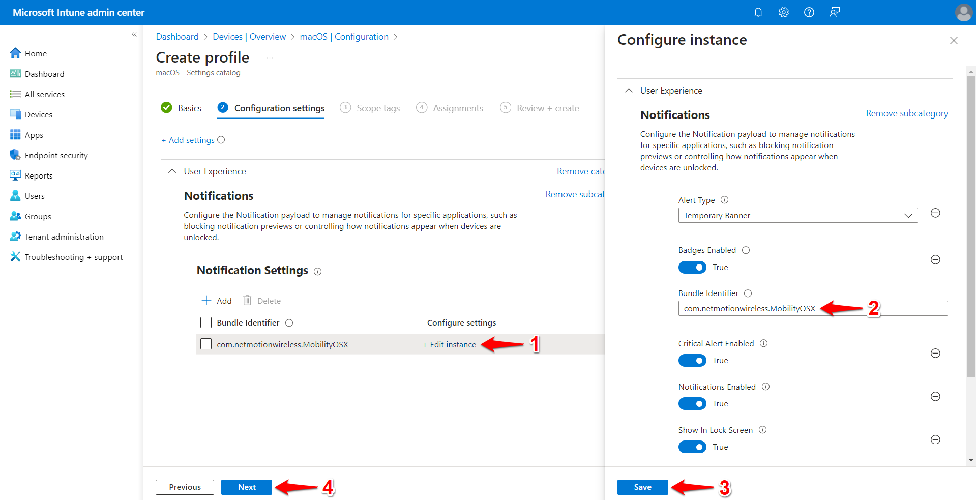 macOS: Intune - Configuring Supporting Profiles for the Secure Access ...