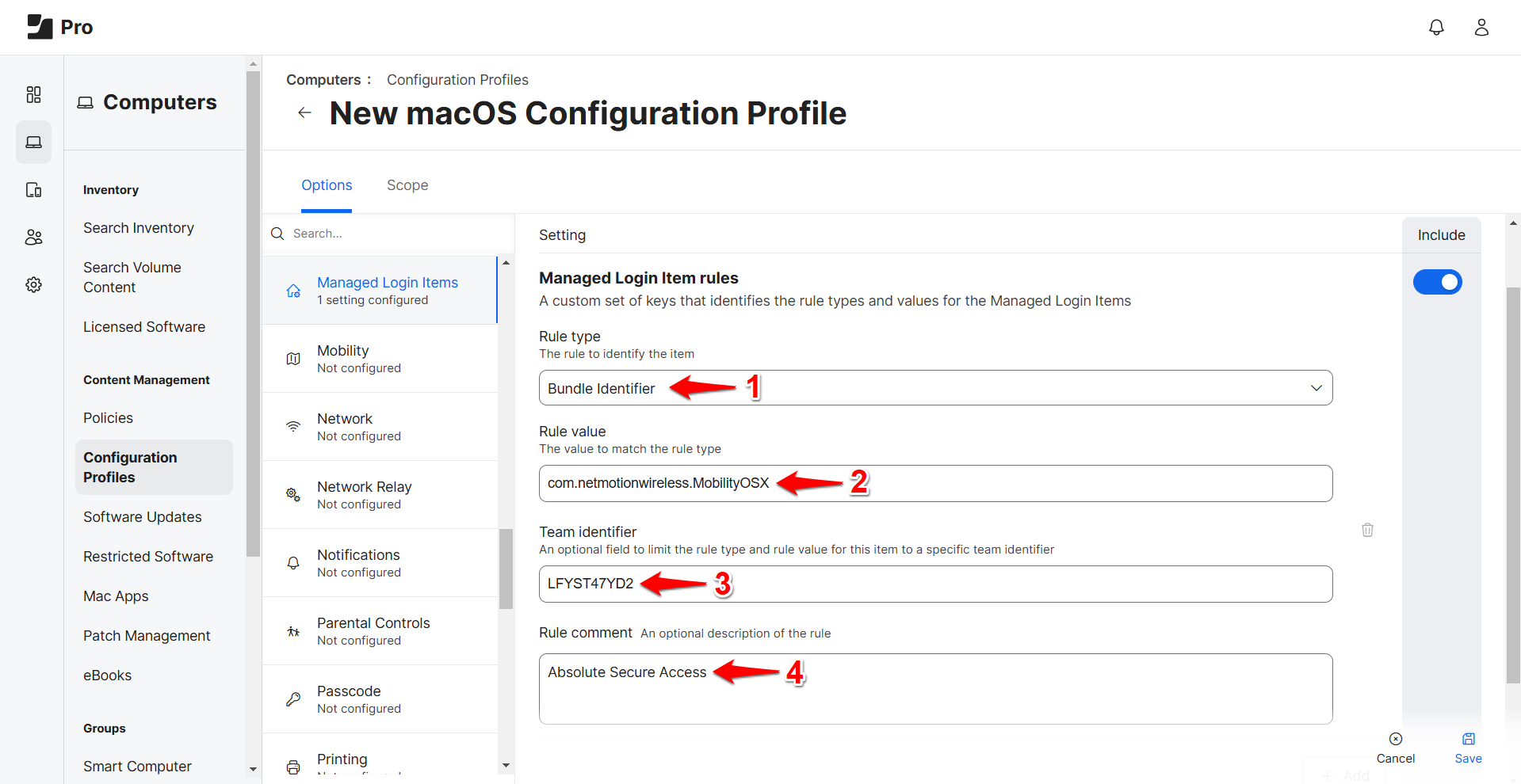 macOS: Jamf Pro - Configuring Supporting Profiles for the Secure Access ...
