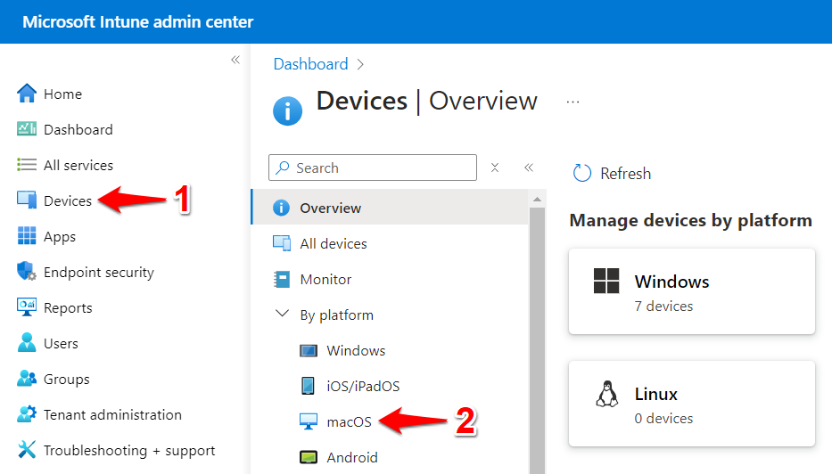 macOS: Intune - Preparing a macOS Device for Use with Secure Web Gateway