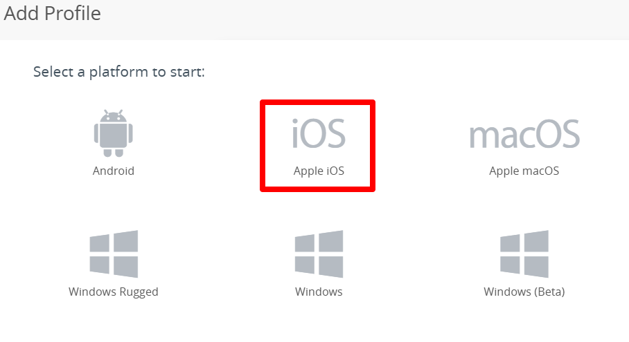 iOS/iPadOS: Workspace ONE - Creating a User Initiated VPN Profile with ...