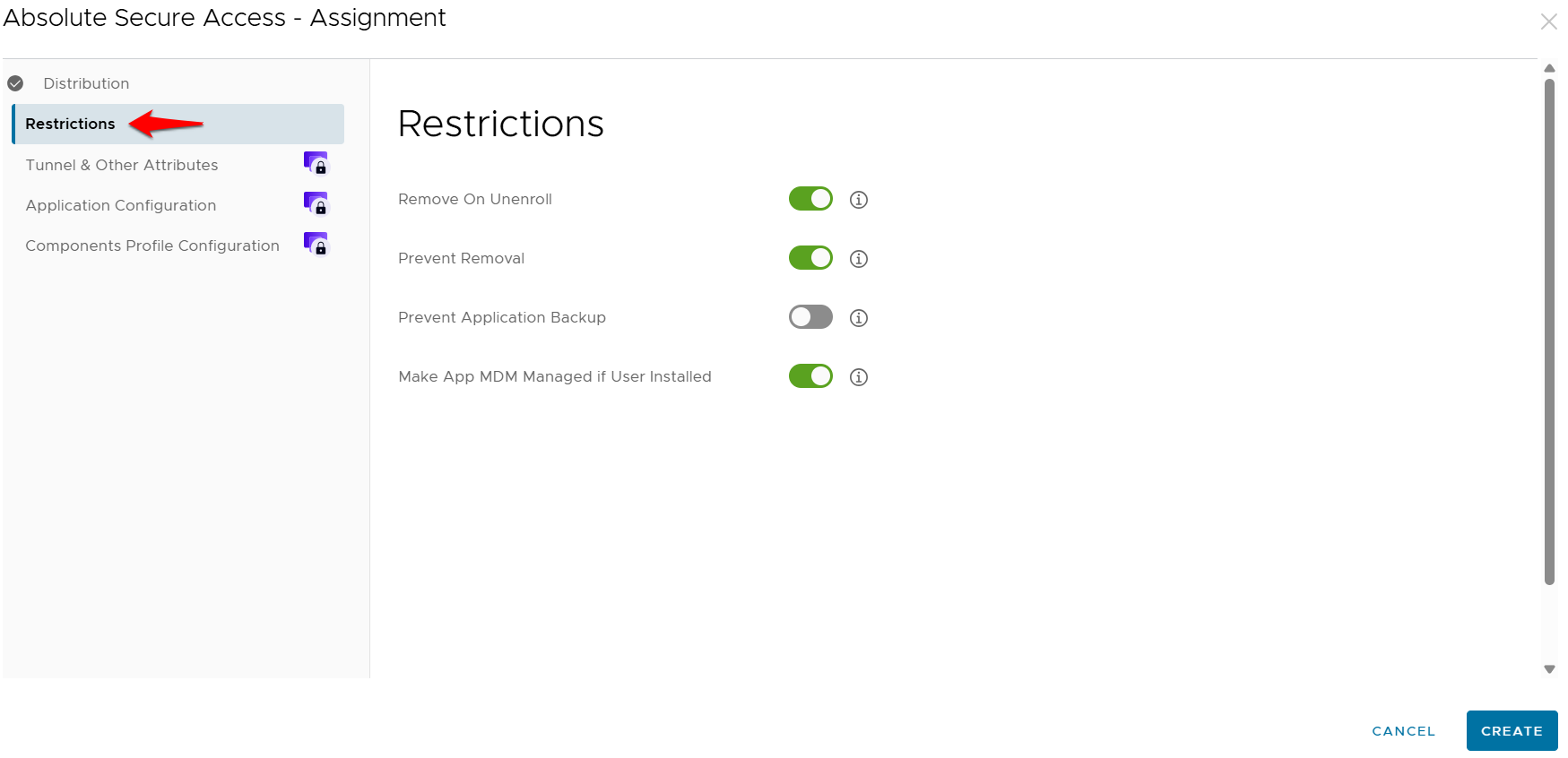 iOS/iPadOS: Workspace ONE - Deploying Absolute Secure Access